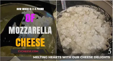 Measuring Mozzarella: Understanding 3/4 Pound of Cheese in Recipes