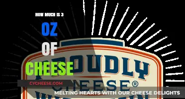 Measuring Cheese: How Much is 3 Ounces in Simple Terms