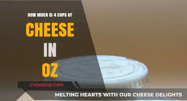 Converting Cheese Measurements: 4 Cups to Ounces Explained