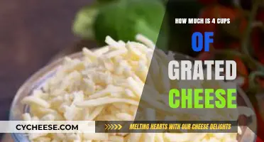 Measuring Grated Cheese: How Much is 4 Cups in Weight?