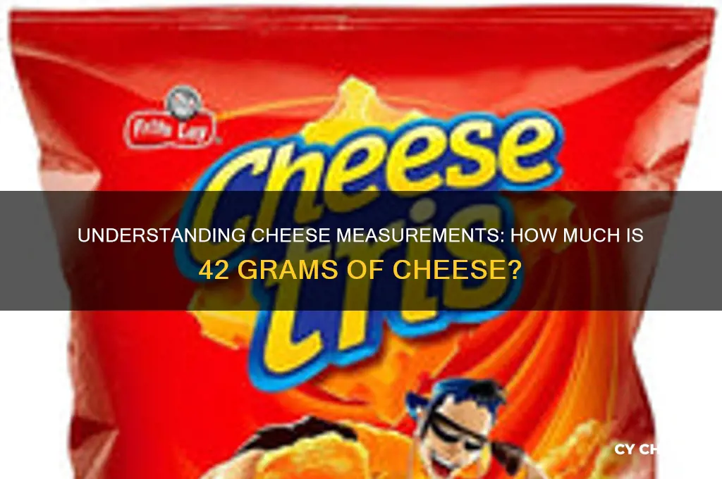 how much is 42 grams of cheese