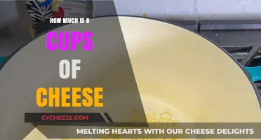 Measuring Cheese: How Much is 6 Cups in Weight and Volume?