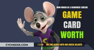 Chuck E. Cheese Game Card Value: How Much Is It Worth?