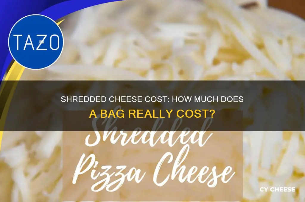 how much is a bag of shredded cheese