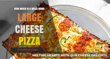 Bella Roma Large Cheese Pizza Price: A Complete Cost Breakdown