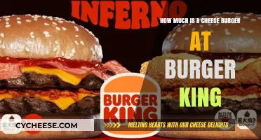 Burger King Cheeseburger Price: How Much Does It Cost?