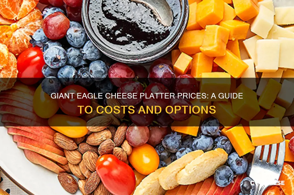 how much is a cheese platter at giant eagle