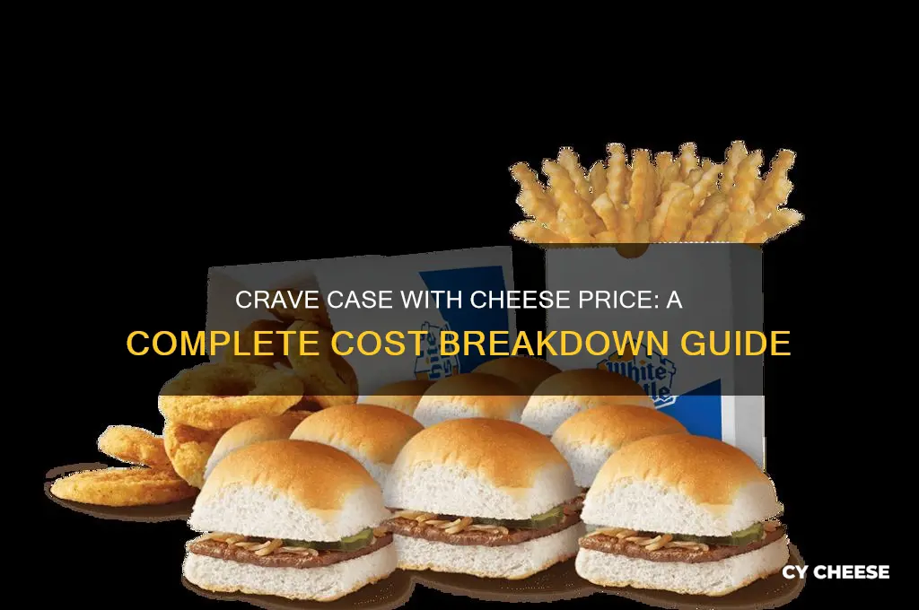 how much is a crave case with cheese
