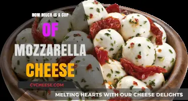 Measuring Mozzarella: Understanding the Weight of a Cup of Cheese