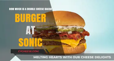 Sonic's Double Cheese Bacon Burger Price: A Tasty Deal?