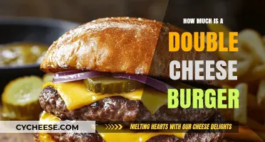 Double Cheese Burger Price: A Tasty Treat's Cost Revealed