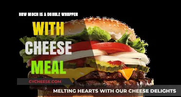 Double Whopper with Cheese Meal Price: A Complete Cost Breakdown