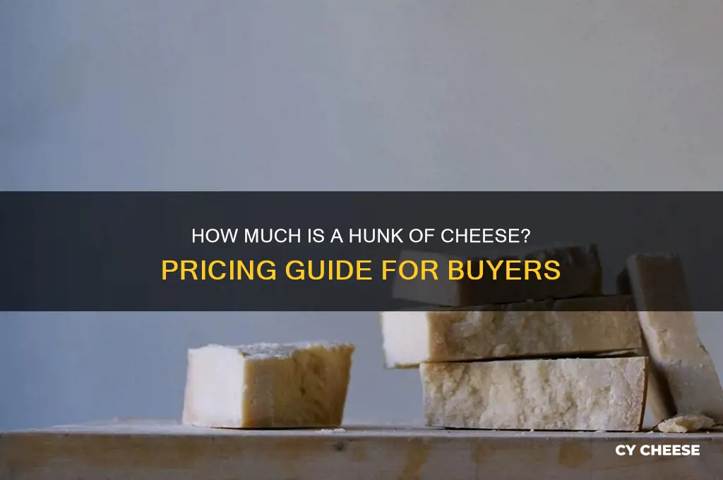 how much is a hunk of cheese