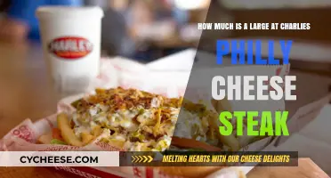 Charlie's Philly Cheesesteak Large Size Price Revealed: How Much?