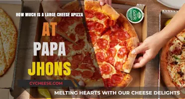 Papa John's Large Cheese Pizza Price: A Tasty Deal?