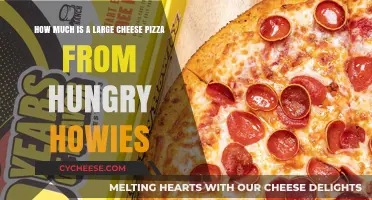 Large Cheese Pizza Price at Hungry Howies: Cost Breakdown