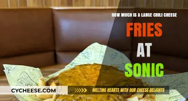 Sonic's Large Chili Cheese Fries Price: A Tasty Treat's Cost