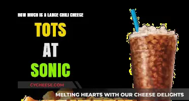 Sonic's Large Chili Cheese Tots Price: A Tasty Treat's Cost