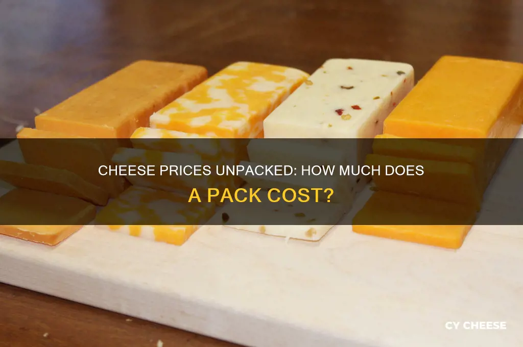 how much is a pack of cheese
