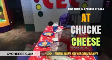 Chuck E. Cheese Pitcher of Soda Price: What to Expect
