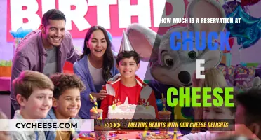 Chuck E. Cheese Reservation Cost: What to Expect for Your Visit
