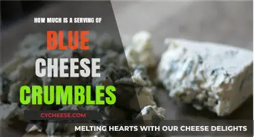 Perfect Portion: Measuring Blue Cheese Crumbles for Your Recipes