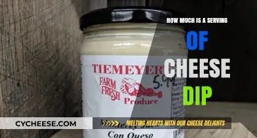 Perfect Portion: How Much is a Serving of Cheese Dip?