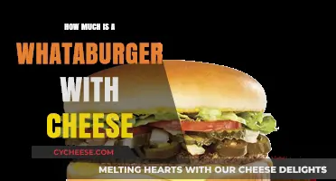 Whataburger with Cheese Price: A Tasty Treat's Cost Revealed