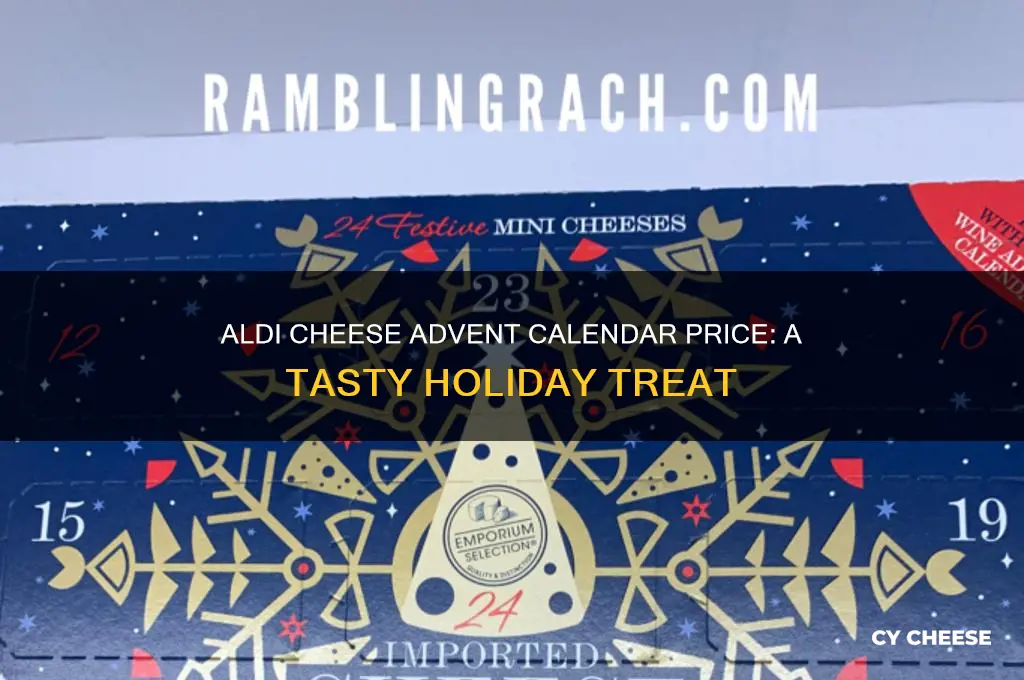 how much is aldi cheese advent calendar