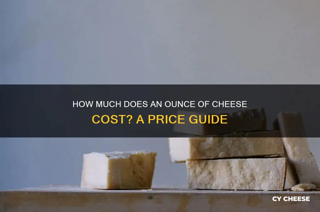 how much is an ounze of cheese