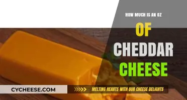 How Much Does an Ounce of Cheddar Cheese Cost?