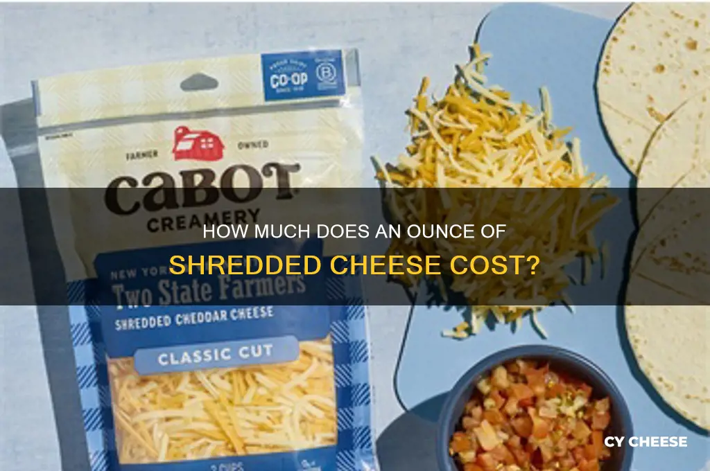 how much is an oz of shredded cheese