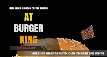 Bacon Cheese Burger Price at Burger King: A Tasty Deal?