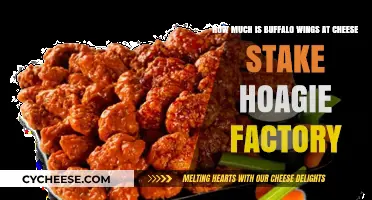Buffalo Wings Pricing at Cheese Steak Hoagie Factory Revealed