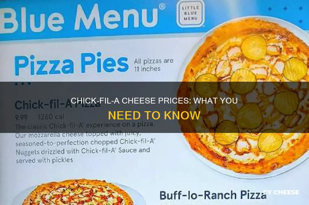 how much is cheese at chick fil a