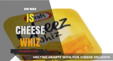 Cheese Whiz Price Guide: How Much Does It Cost?