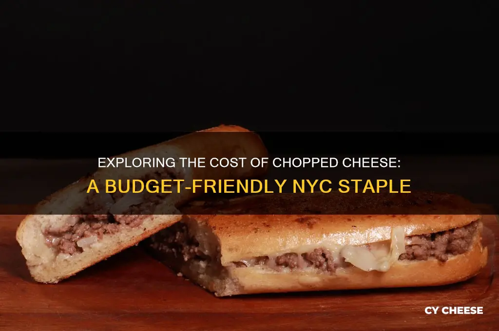 how much is chopped cheese