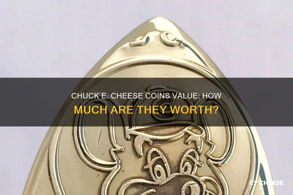 how much is chuck e cheese coins