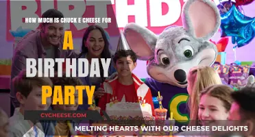 Chuck E. Cheese Birthday Party Costs: What to Expect