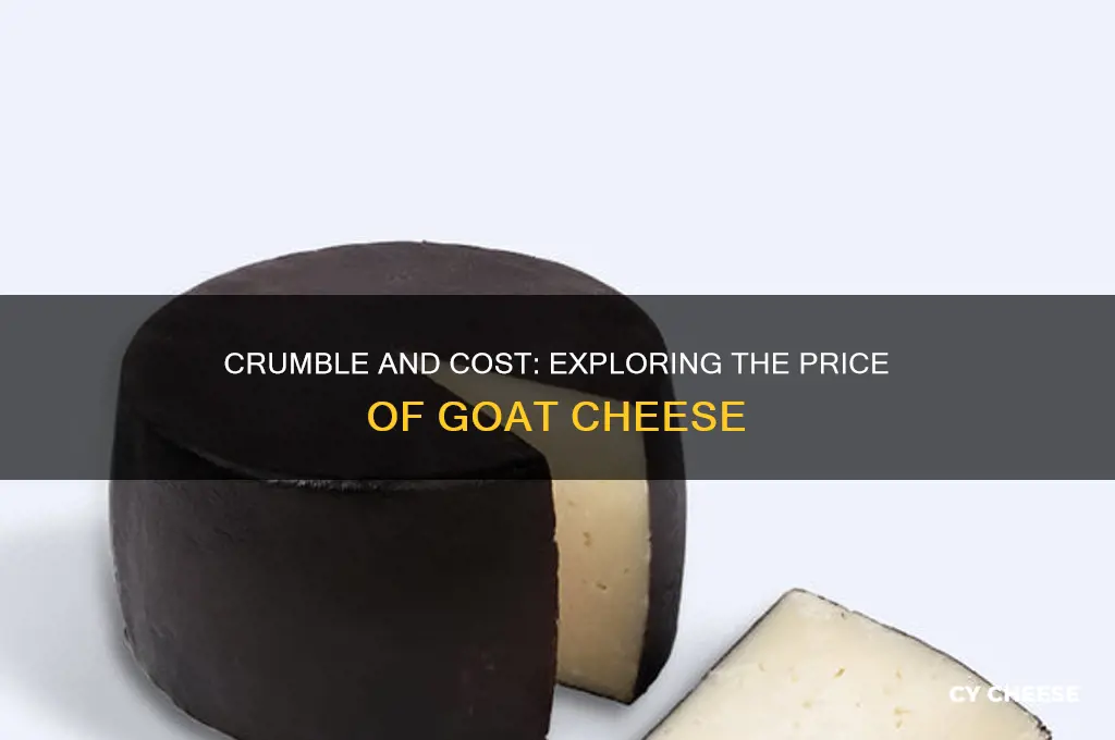 how much is crumbled goat cheese