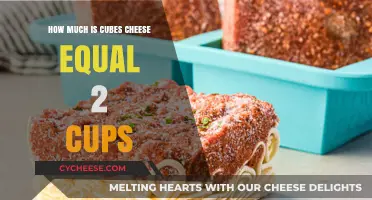 Converting Cubes of Cheese: How Many Equal 2 Cups?