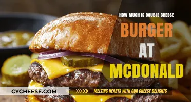 Double Cheese Burger Price at McDonald's: A Tasty Budget Guide