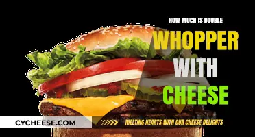 Double Whopper with Cheese Price: A Tasty Burger's Cost Revealed