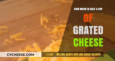 Measuring Grated Cheese: How Much is Half a Cup?