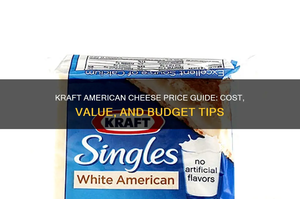 how much is kraft american cheese