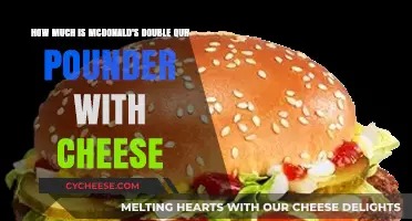 McDonald's Double Quarter Pounder with Cheese: Price Breakdown and Value