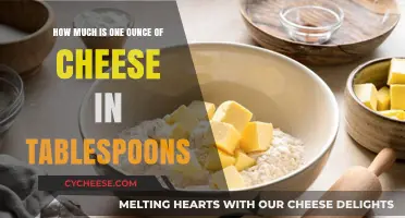 Cheese Measurement Guide: Ounces to Tablespoons Conversion Explained