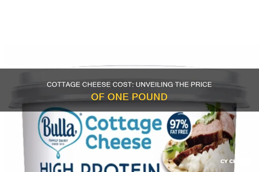 how much is one pound of cottage cheese