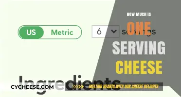 Understanding Cheese Portions: What Constitutes a Single Serving?