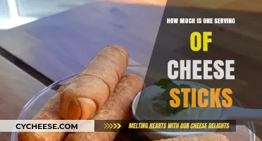 Perfect Portion Guide: What’s One Serving of Cheese Sticks?